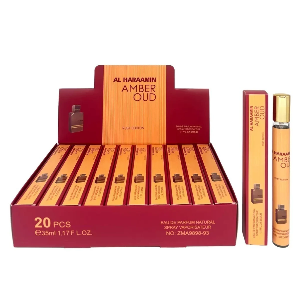 Perfume en tubo Al Haraamin Amber Oud Ruby Edition 35ml